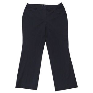 Hilary Radley Chino Pants Women 16X30 Black Straight Leg Formal Office Career‎